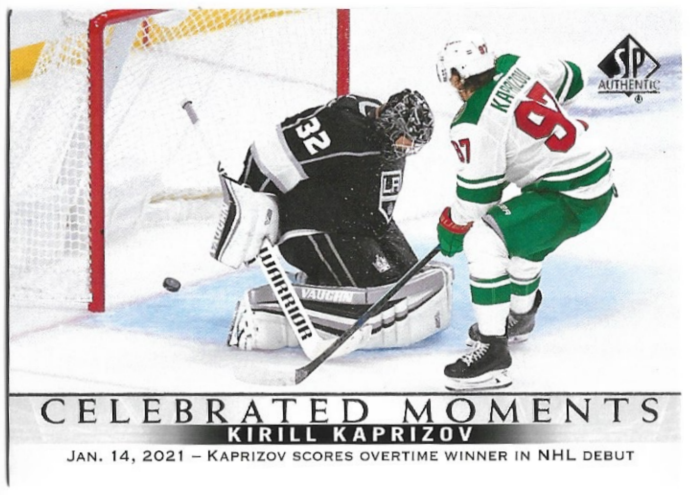 Rookie Celebrated Moments KIRILL KAPRIZOV 20-21 UD SP Authentic