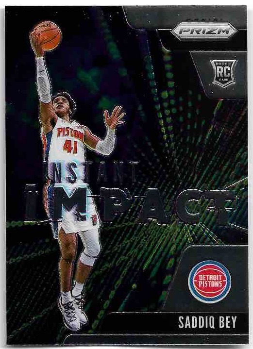Rookie Instant Impact SADDIQ BEY 20-21 Panini Prizm Basketball