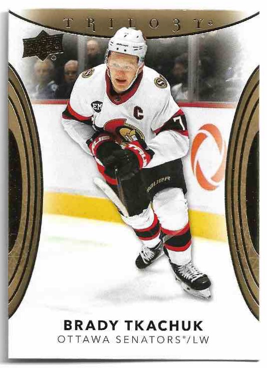 BRADY TKACHUK 22-23 UD Trilogy