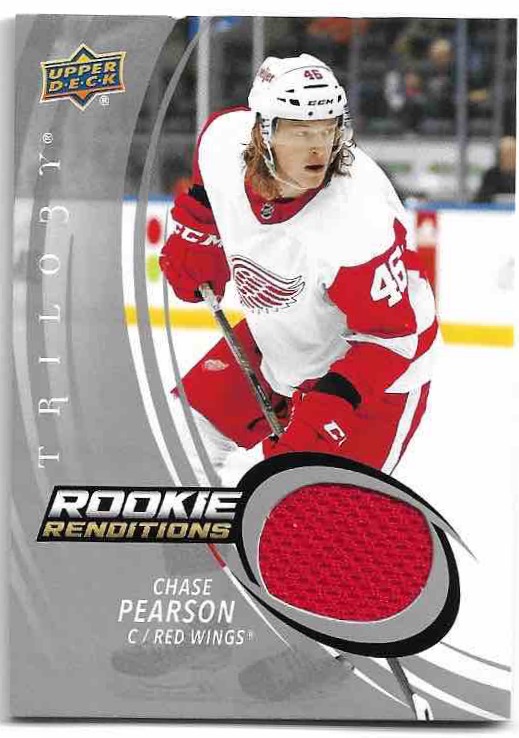 Jersey Rookie Renditions Relics CHASE PEARSON 22-23 UD Trilogy