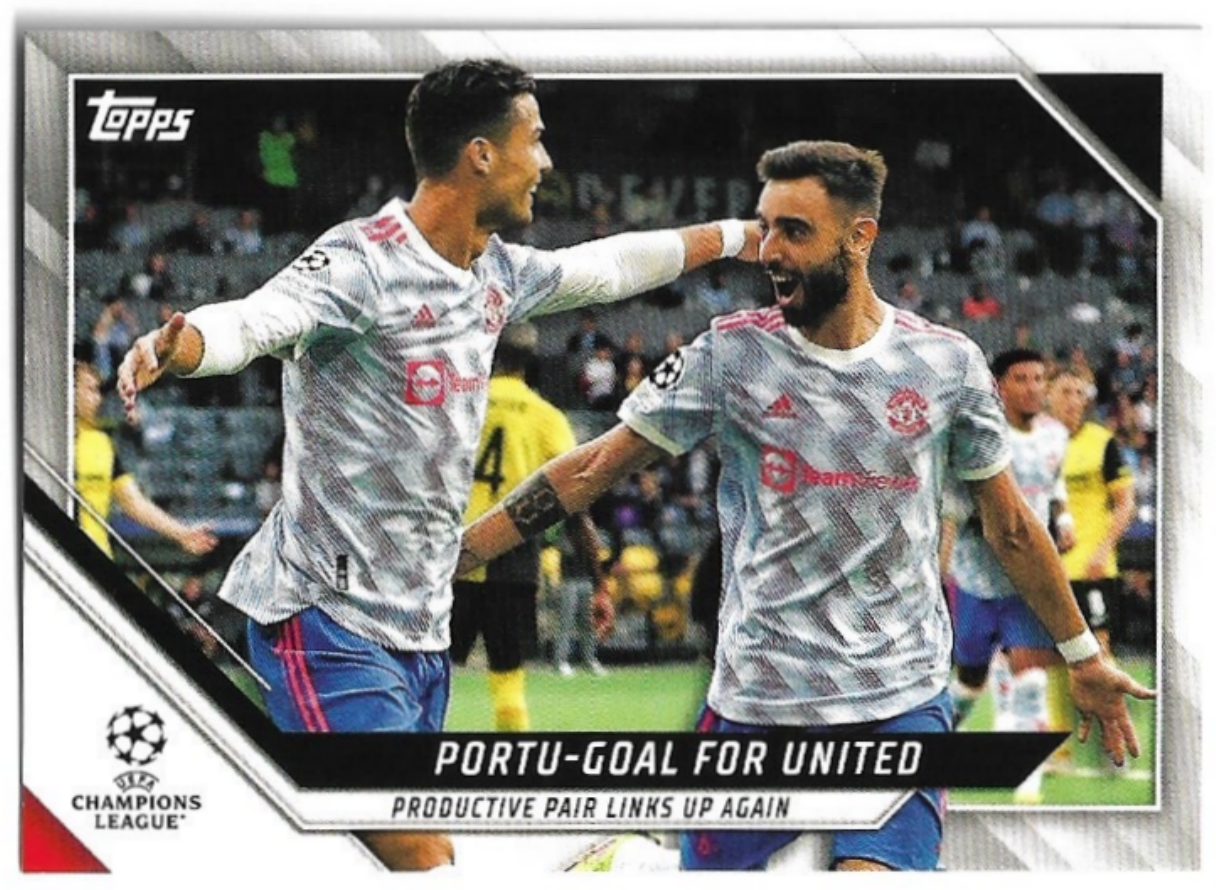 Portu-Goal For United MANCHESTER UNITED 21-22 Topps UEFA Champions League