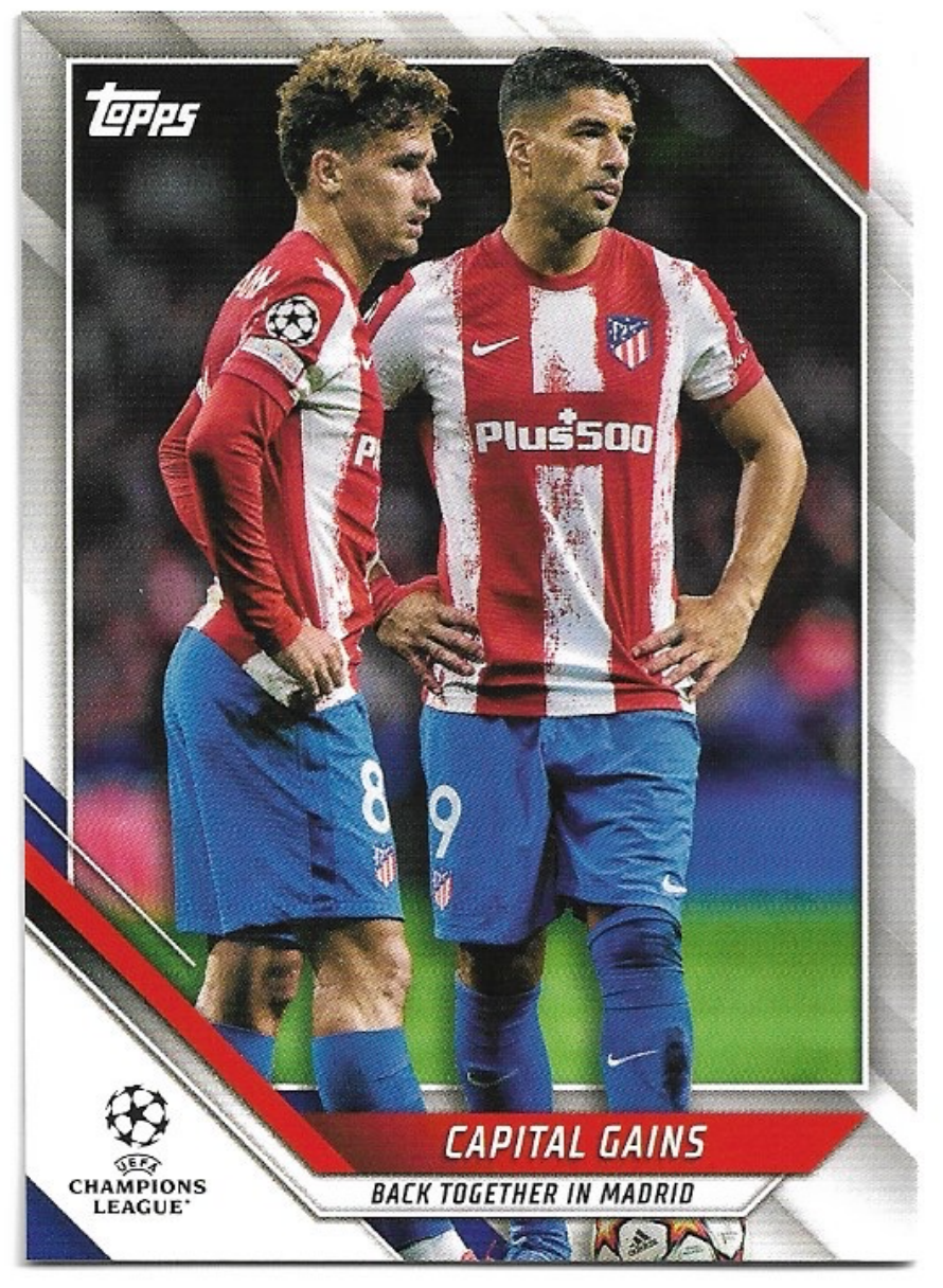 Capital Gains ATLETICO MADRID 21-22 Topps UEFA Champions League