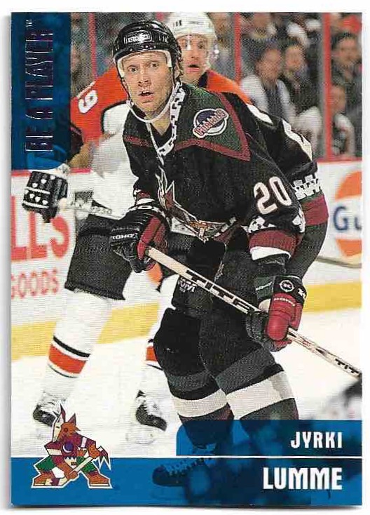 JYRKI LUMME 99-00 In the Game Be A Player Memorabilia