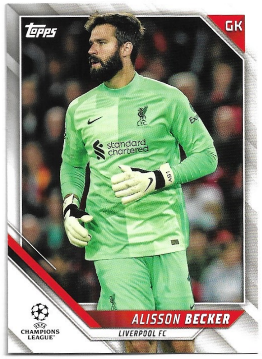 ALISSON BECKER 21-22 Topps UEFA Champions League