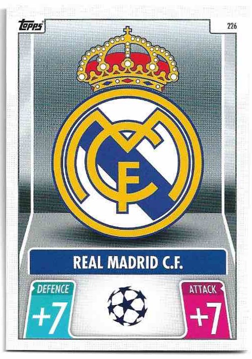 Team Badge REAL MADRID 21-22 Topps Match Attax UCL