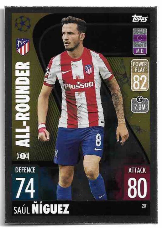 All-Rounder SAUL NIGUEZ 21-22 Topps Match Attax UCL