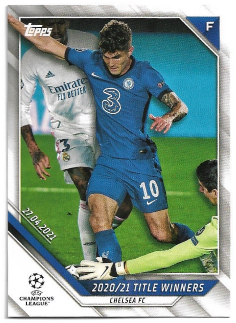 Title Winners Highlights - Christian Pulisic 21-22 Topps UEFA Champions League