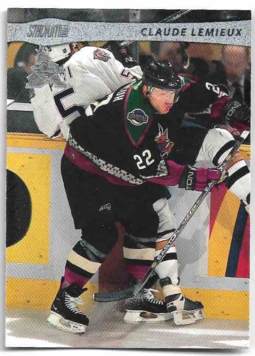 CLAUDE LEMIEUX 01-02 Topps Stadium Club