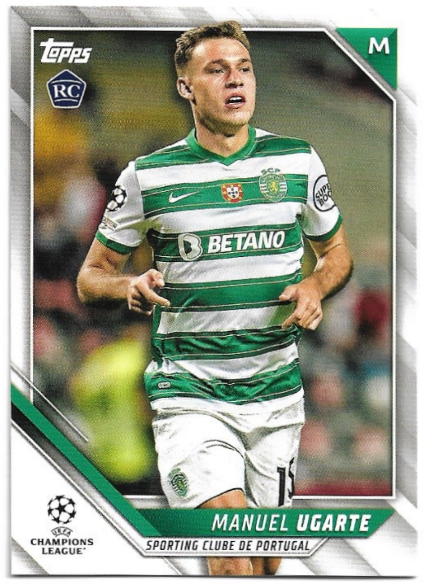 Rookie MANUEL UGARTE 21-22 Topps UEFA Champions League
