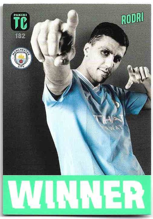 Winner RODRI 2024 Panini Top Class