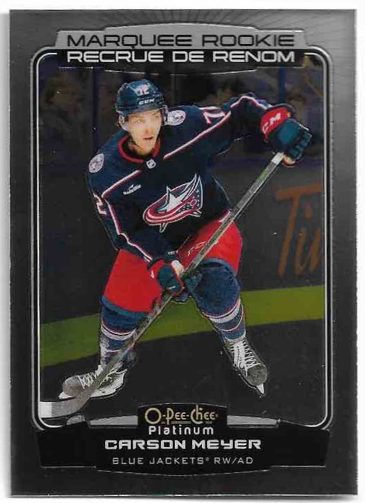 Marquee Rookie CARSON MEYER 22-23 UD O-Pee-Chee OPC Platinum