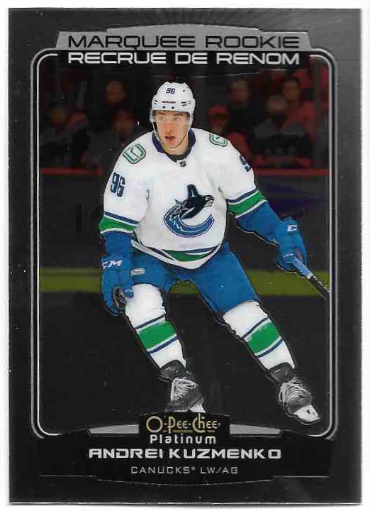 Marquee Rookie ANDREI KUZMENKO 22-23 UD O-Pee-Chee OPC Platinum