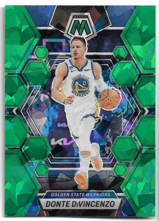 Green Ice Prizm DEVONTE DIVINCENZO 22-23 Panini Mosaic Basketball