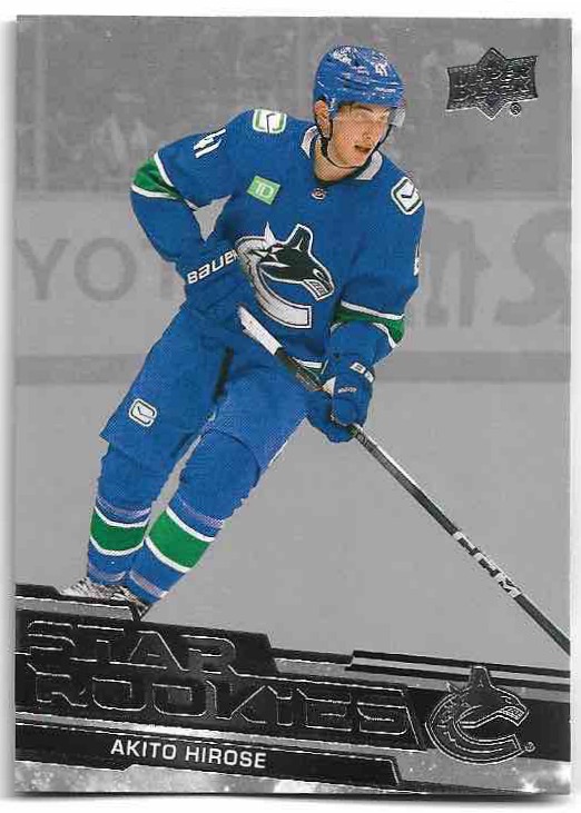 Rookie AKITO HIROSE 23-24 UD Star Rookies Box Set