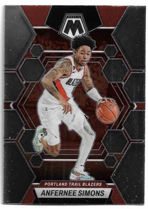 ANFERNEE SIMONS 22-23 Panini Mosaic Basketball