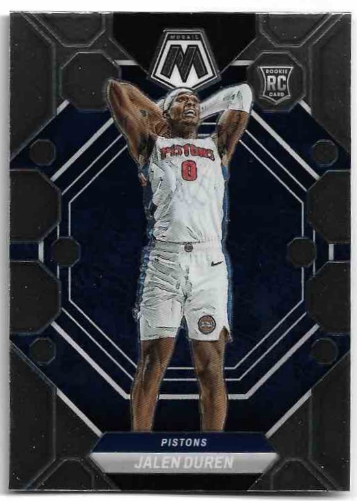 Rookie JALEN DUREN 22-23 Panini Mosaic Basketball