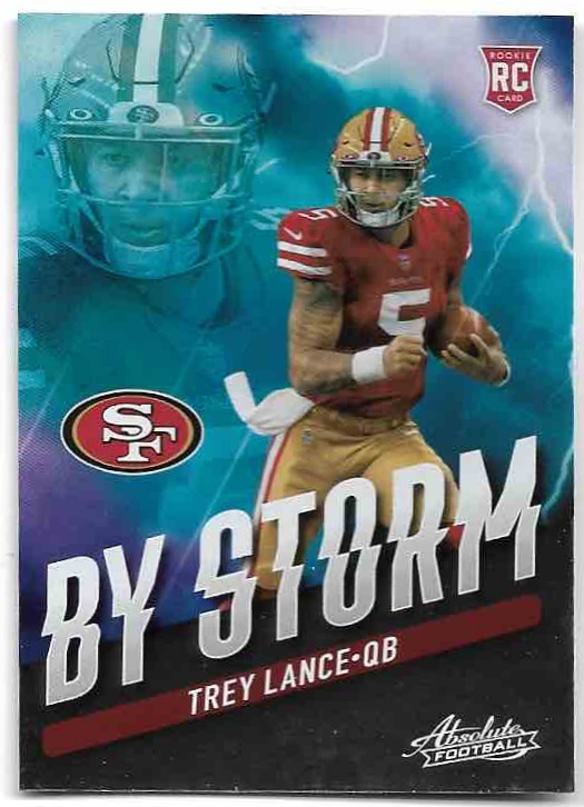 Rookie By Storm TREY LANCE 2021 Panini Absolute Football