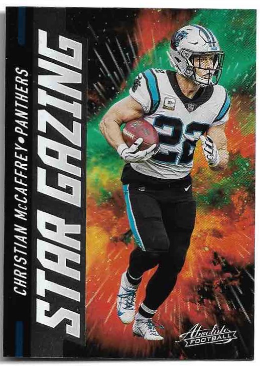 Star Gazing CHRISTIAN MCCAFFREY 2021 Panini Absolute Football