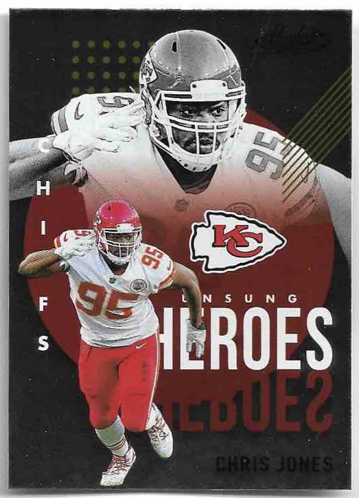 Unsung Heroes CHRIS JONES 2021 Panini Absolute Football