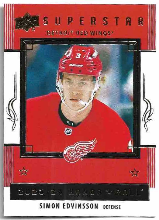 Rookie Honor Roll SIMON EDVINSSON 23-24 UD Series 2