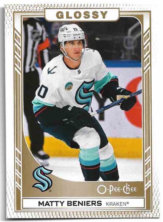 Gold Glossy MATTY BENIERS 23-24 UD Series 2