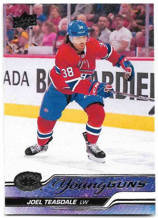 Rookie Young Guns JOEL TEASDALE 23-24 UD Series 2