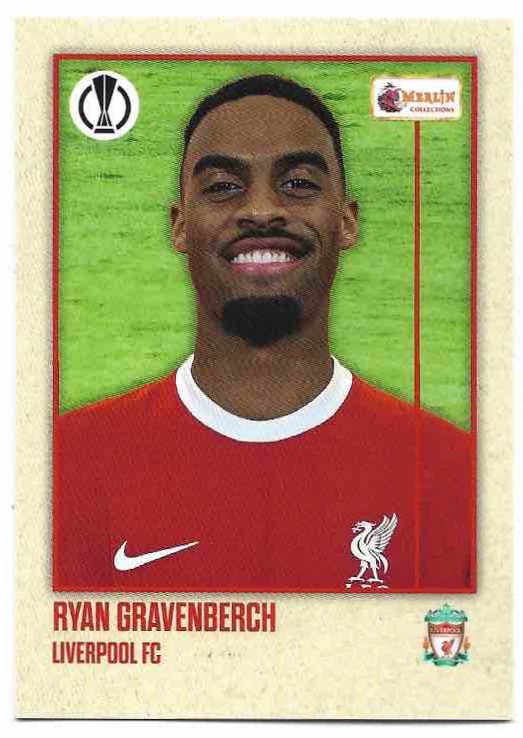 RYAN GRAVENBERCH 23-24 Topps Merlin's Heritage UCC