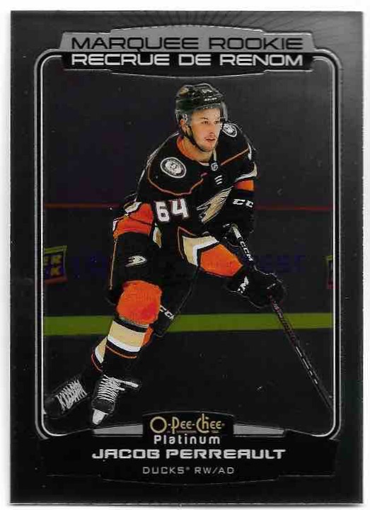 Marquee Rookie JACOB PERREAULT 22-23 UD O-Pee-Chee OPC Platinum