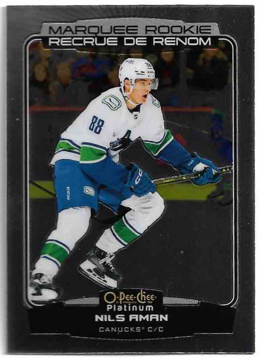 Marquee Rookie NILS AMAN 22-23 UD O-Pee-Chee OPC Platinum
