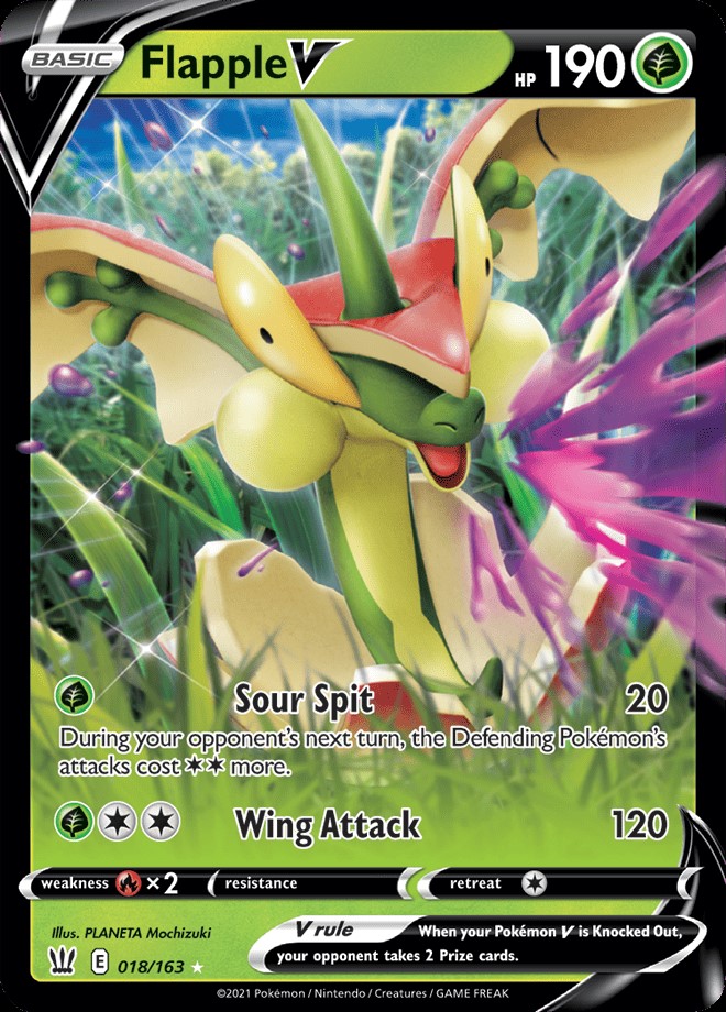 Ultra Rare Holo Full Art - FLAPPLE V