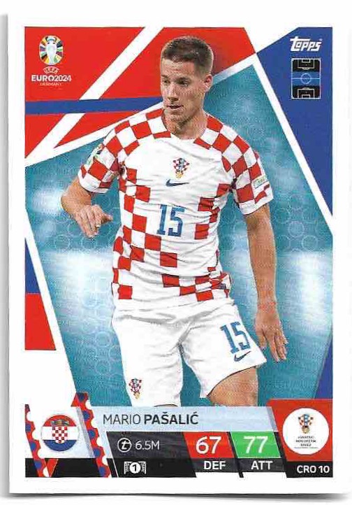 MARIO PASALIC 2024 EURO Match Attax