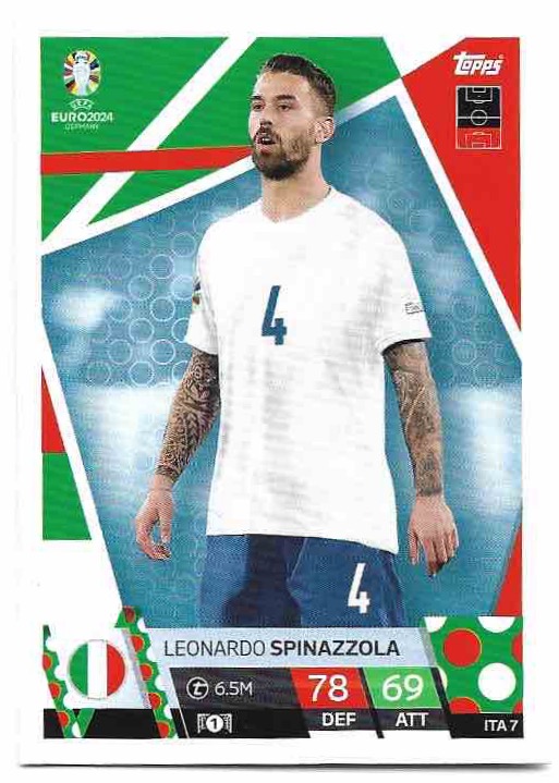 LEONARDO SPINAZZOLA 2024 EURO Match Attax