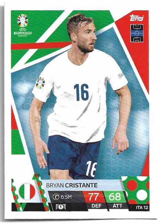 BRYAN CRISTANTE 2024 EURO Match Attax