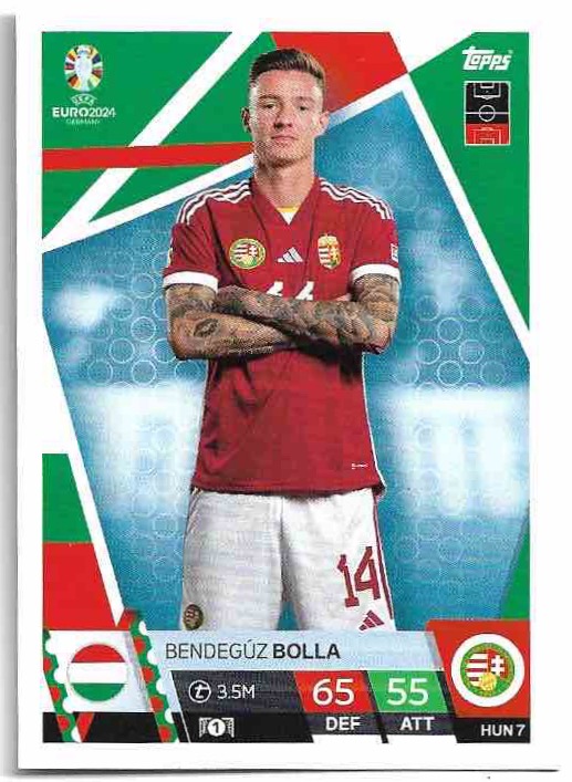 BENDEGUZ BOLLA 2024 EURO Match Attax