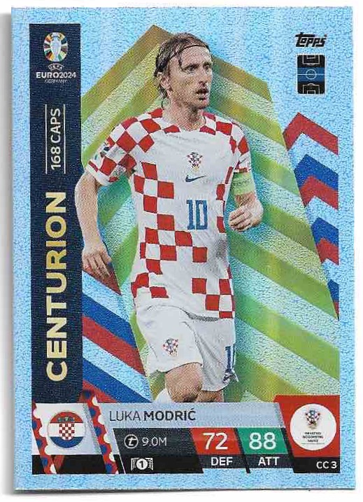 Centurion LUKA MODRIC 2024 EURO Match Attax