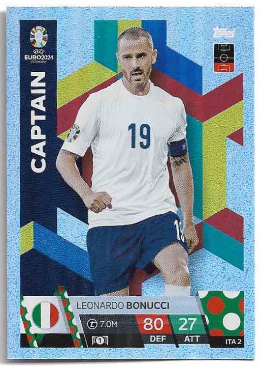 Captain LEONARDO BONUCCI 2024 EURO Match Attax