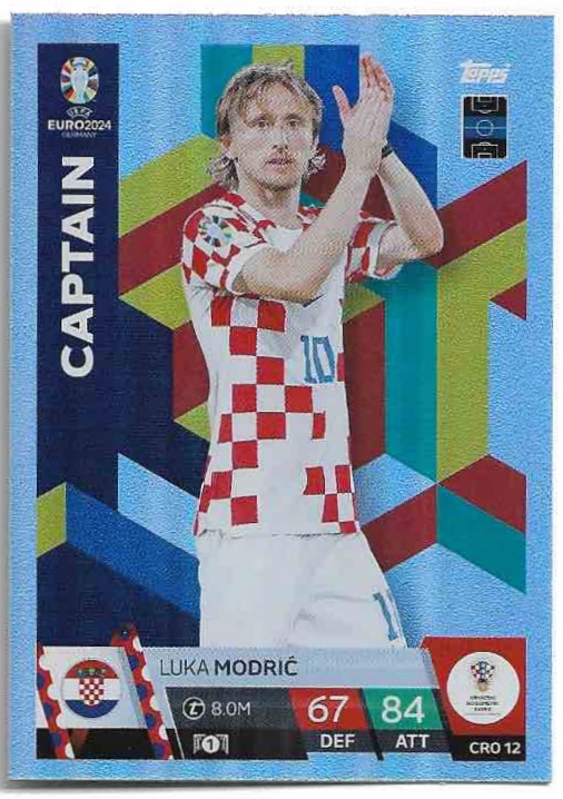 Captain LUKA MODRIC 2024 EURO Match Attax