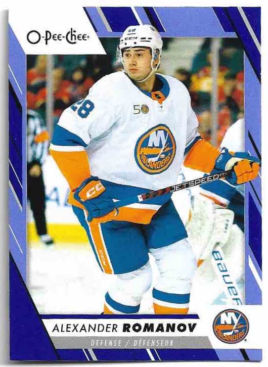 Blue Border ALEXANDER ROMANOV 23-24 UD O-Pee-Chee OPC
