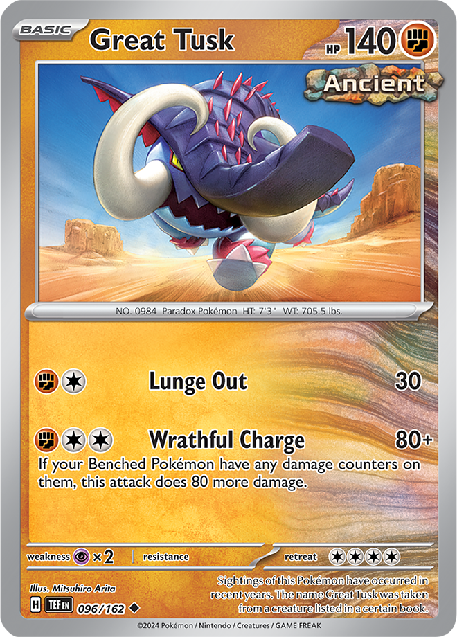 Reverse Holo - GREAT TUSK