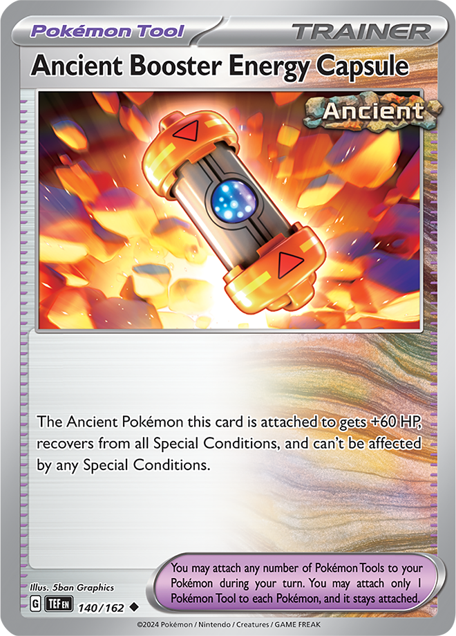 Pokemon Tool - ANCIENT BOOSTER ENERGY CAPSULE