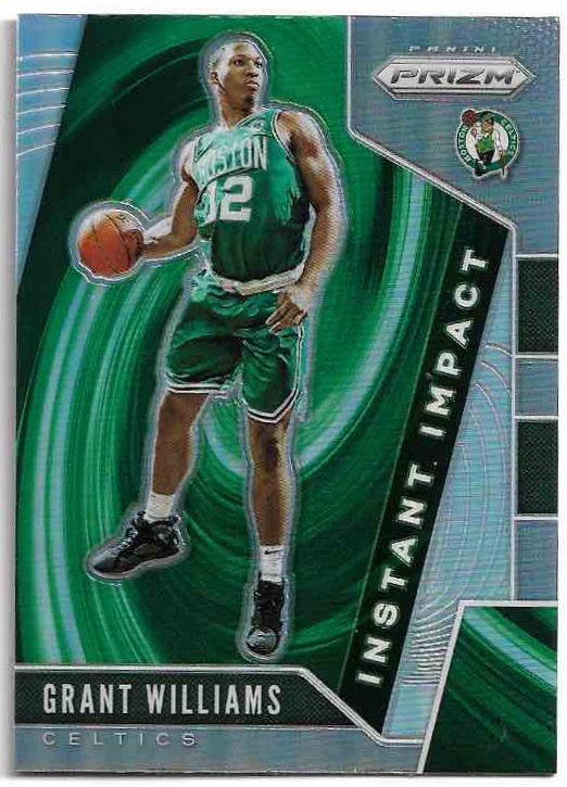 Rookie Silver Instatnt Impact GRANT WILLIAMS 19-20 Panini Prizm Basketball