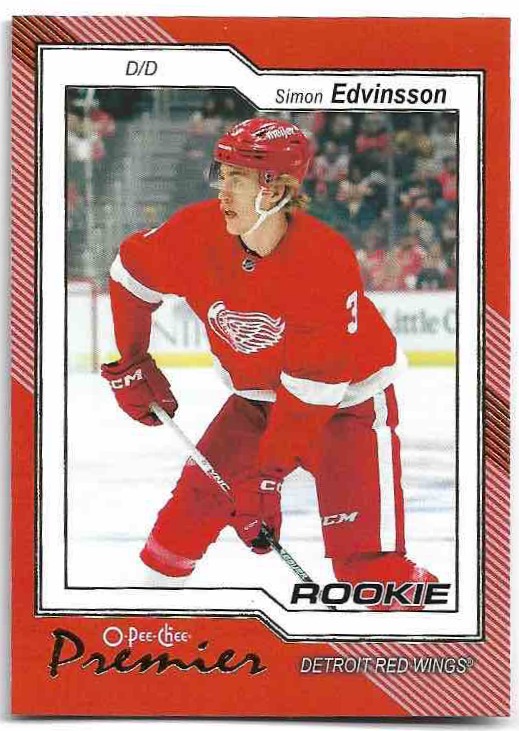 Rookie OPC Premier SIMON EDVINSSON 23-24 UD O-Pee-Chee OPC