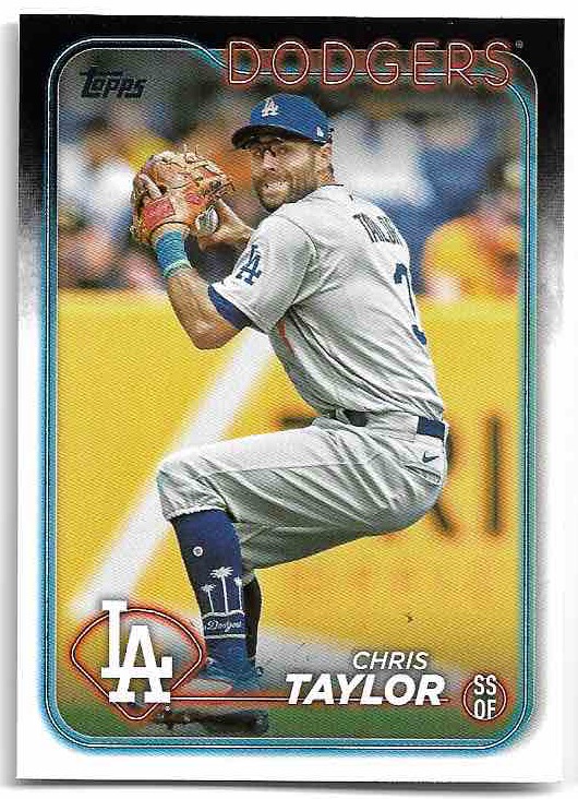 CHRIS TAYLOR 2024 Topps Series 1 Baseball