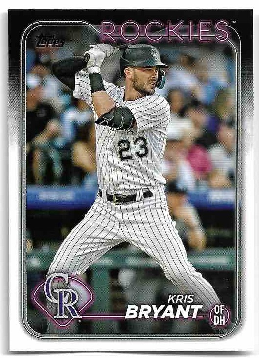 KRIS BRYANT 2024 Topps Series 1 Baseball