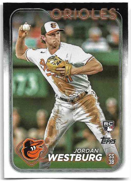 Rookie JORDAN WESTBURG 2024 Topps Series 1 Baseball