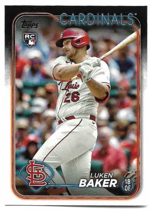 Rookie LUKEN BAKER 2024 Topps Series 1 Baseball