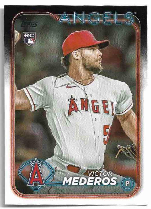 Rookie VICTOR MEDEROS 2024 Topps Series 1 Baseball