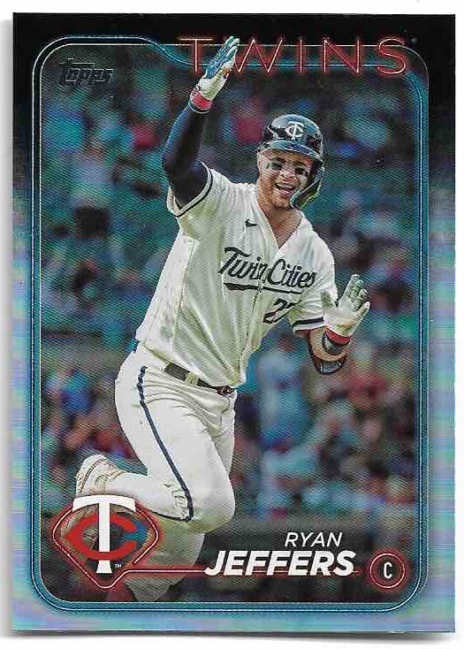 Rainbow RYAN JEFFERS 2024 Topps Series 1 Baseball