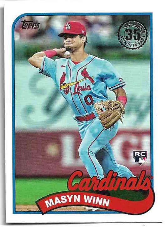 Rookie 1989 Topps MASYN WINN 2024 Topps Series 1 Baseball