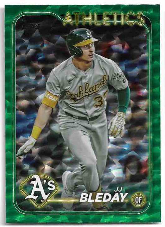 Green Foil JJ BLEDAY 2024 Topps Series 1 Baseball /499
